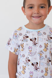 (BLUE) Adventure Ahoy - Pocket Short Set