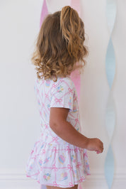 (PINK) Birthday - Bodysuit Dress