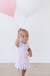 (PINK) Birthday - Bodysuit Dress