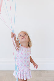 (PINK) Birthday - Bodysuit Dress