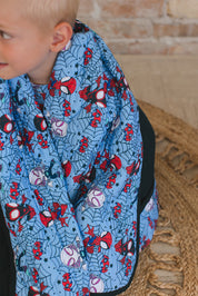 Webs UP - Quilted Blanket