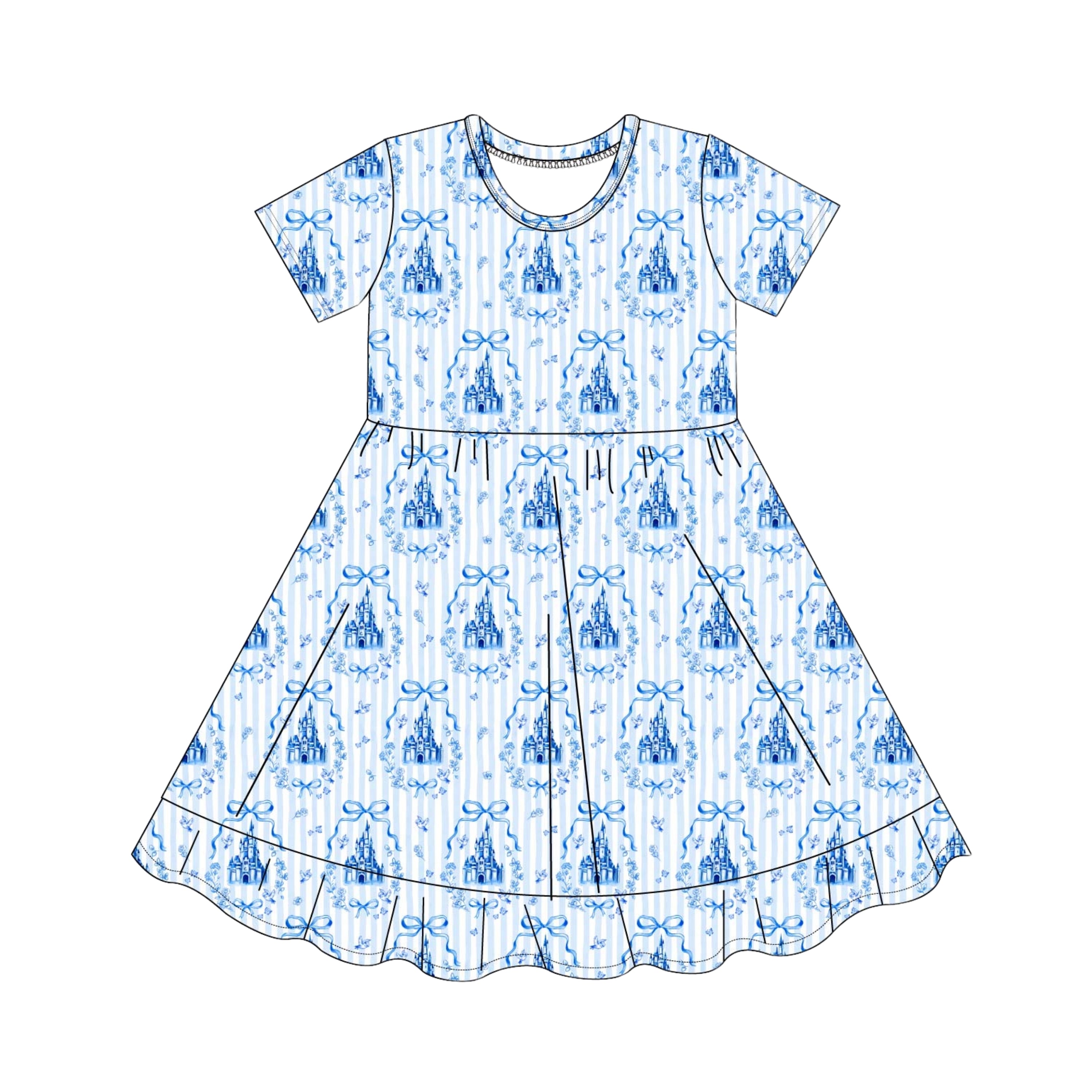 Ever After (ribbed) - Ruffle Dress