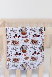 AHOY! (boy) - Lightweight Blanket