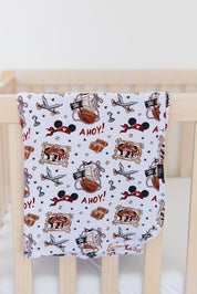 AHOY! (boy) - Lightweight Blanket