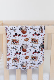 AHOY! (boy) - Lightweight Blanket