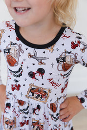 Pirate's Life (Girl) - Ruffle Dress