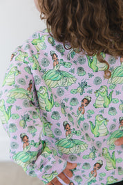 (PINK) Bayou Wishes - Define Terry Sweatshirt