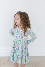 (PINK) Bayou Wishes - Ruffle Dress