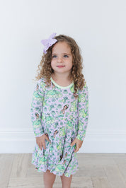 (PINK) Bayou Wishes - Ruffle Dress
