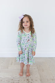 (PINK) Bayou Wishes - Ruffle Dress
