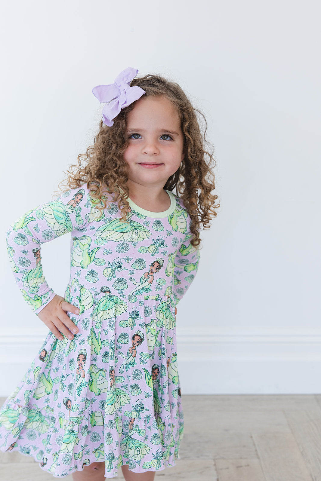 (PINK) Bayou Wishes - Ruffle Dress