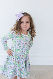 (PINK) Bayou Wishes - Ruffle Dress
