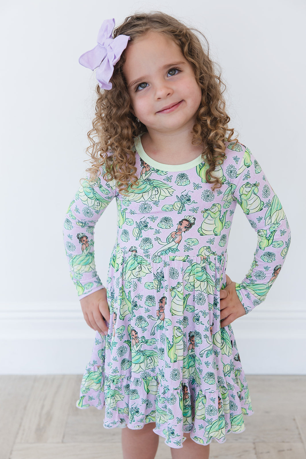 (PINK) Bayou Wishes - Ruffle Dress