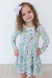 (PINK) Bayou Wishes - Ruffle Dress