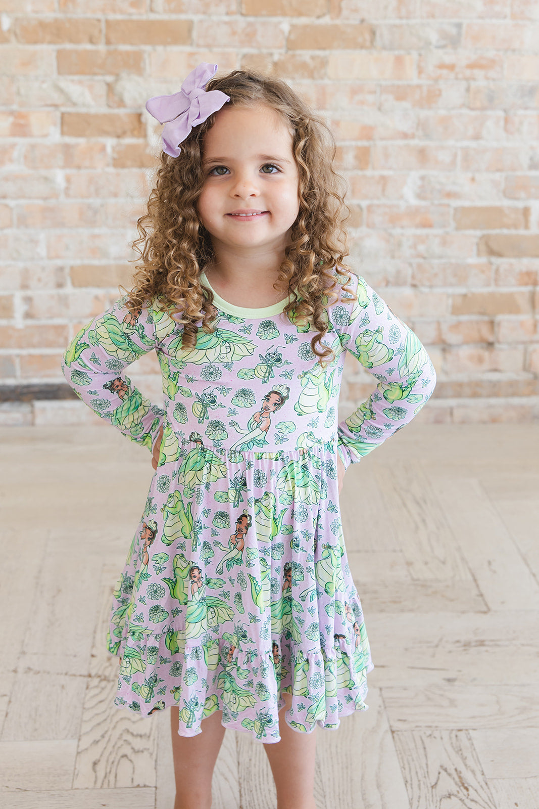 (PINK) Bayou Wishes - Ruffle Dress