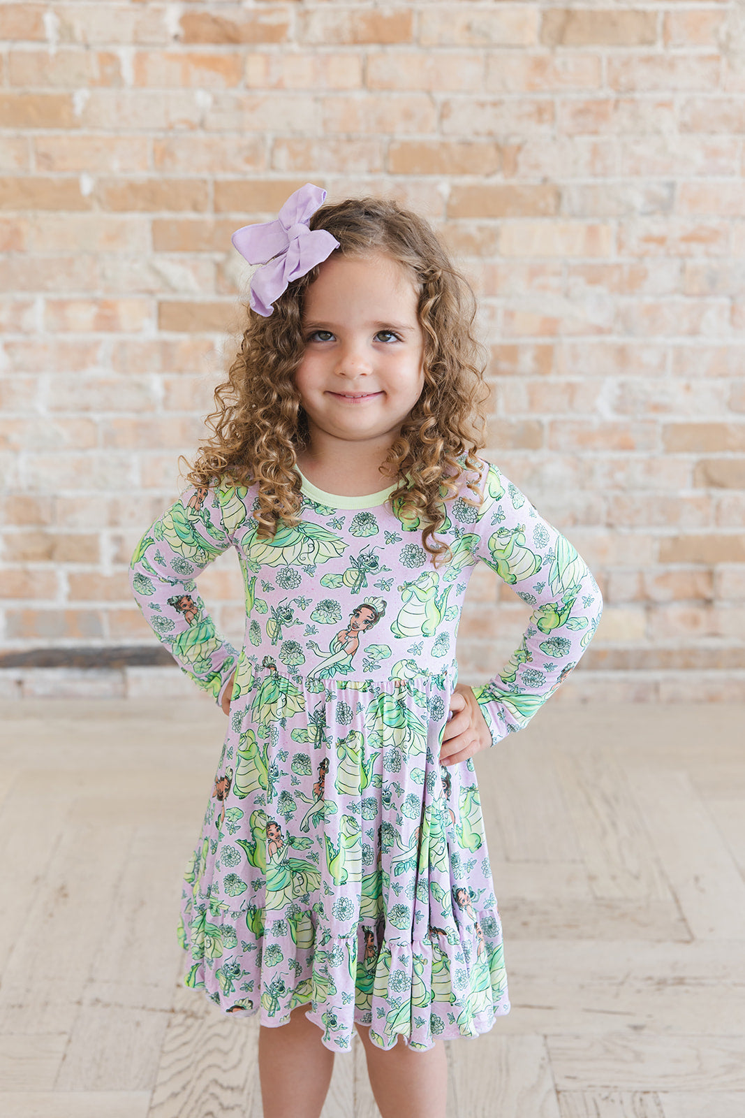 (PINK) Bayou Wishes - Ruffle Dress