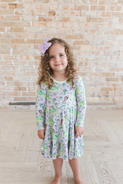 (PINK) Bayou Wishes - Ruffle Dress
