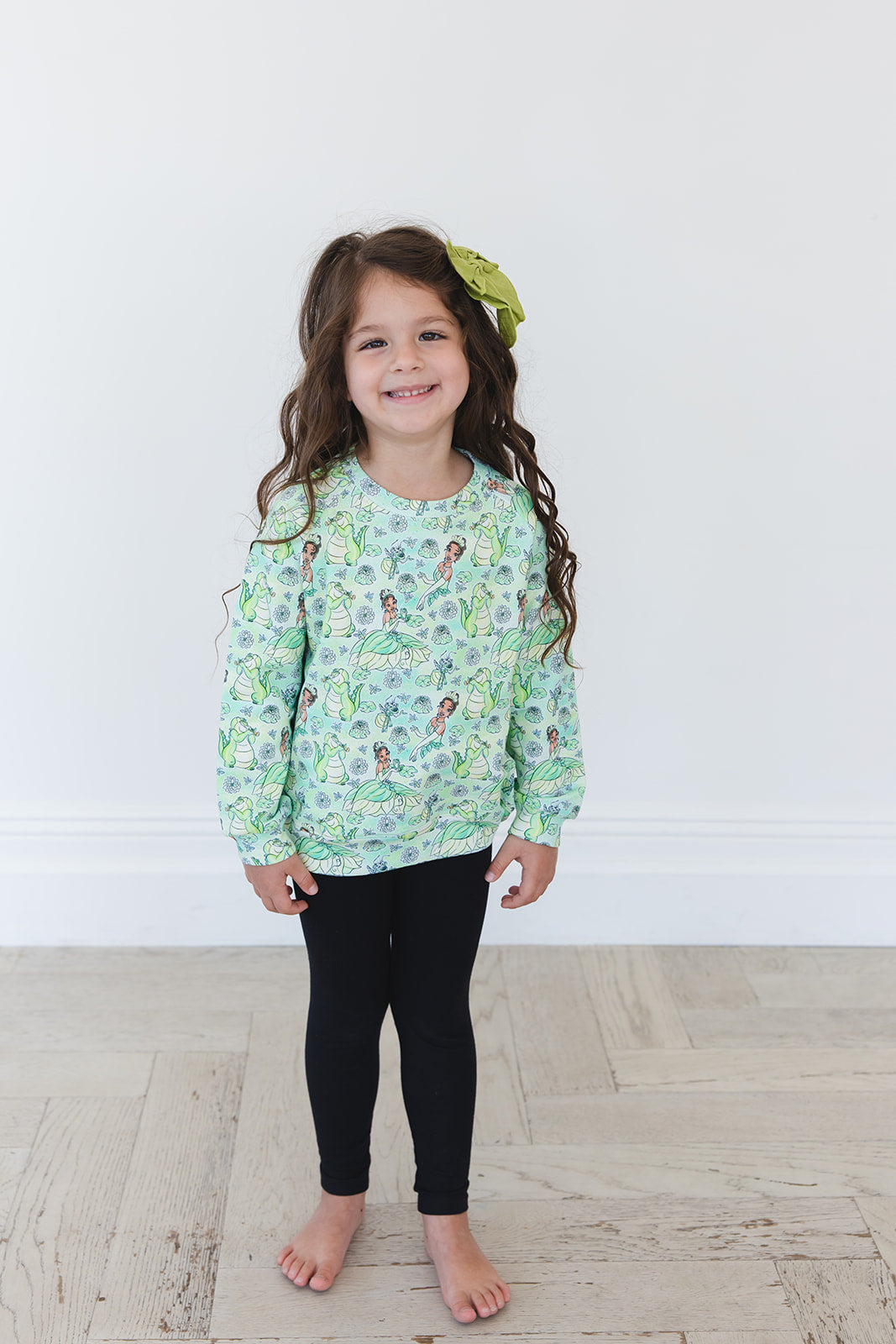 (GREEN) Bayou Wishes - Define Terry Sweatshirt
