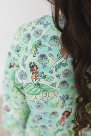 (GREEN) Bayou Wishes - Define Terry Sweatshirt