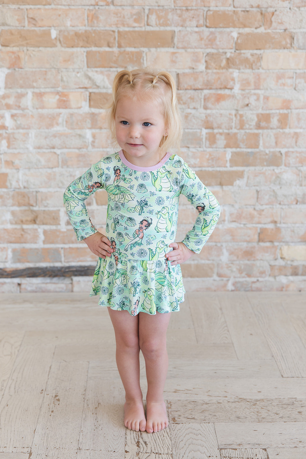 (GREEN) Bayou Wishes - Bodysuit Dress