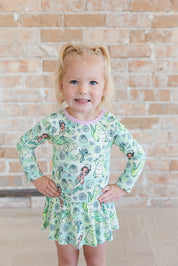 (GREEN) Bayou Wishes - Bodysuit Dress