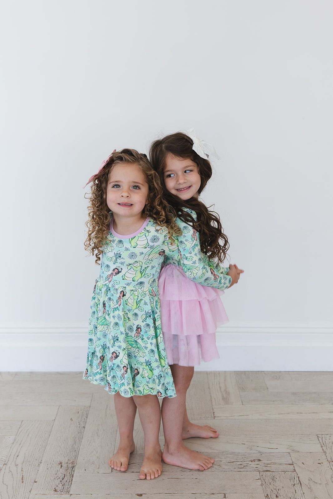 (GREEN) Bayou Wishes - Ruffle Dress