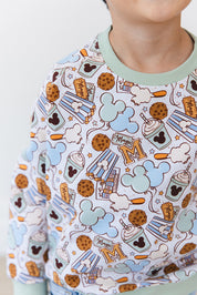Snacks (green) - Define Terry Sweatshirt