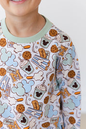 Snacks (green) - Define Terry Sweatshirt