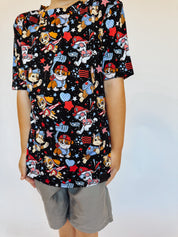 Essential T-Shirt: Red, Woof & Blue
