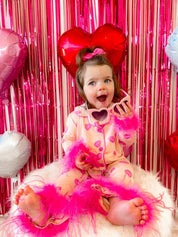 PUCKER UP GIRL'S FLARE FEATHERED DREAM SET
