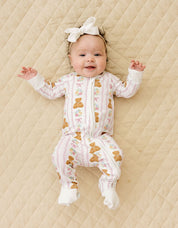 Bamboo Zip Romper | Honey Bear
