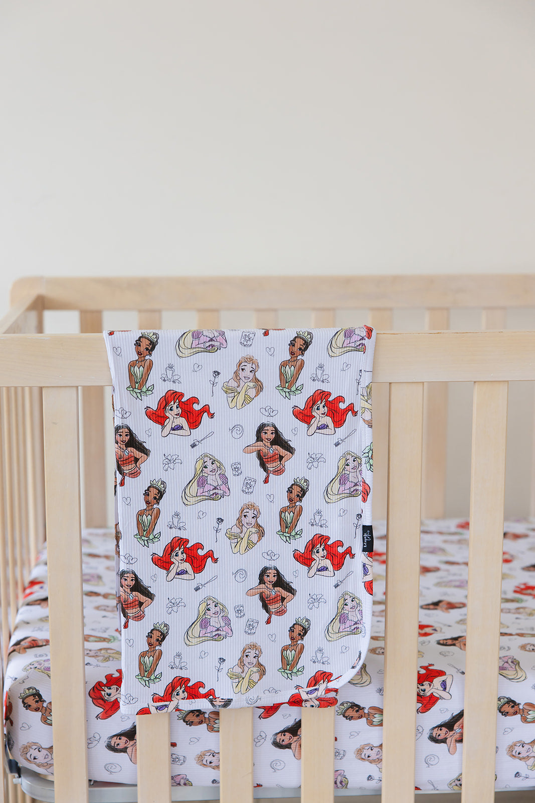 Doodle Princess (ribbed) - Lightweight Blanket