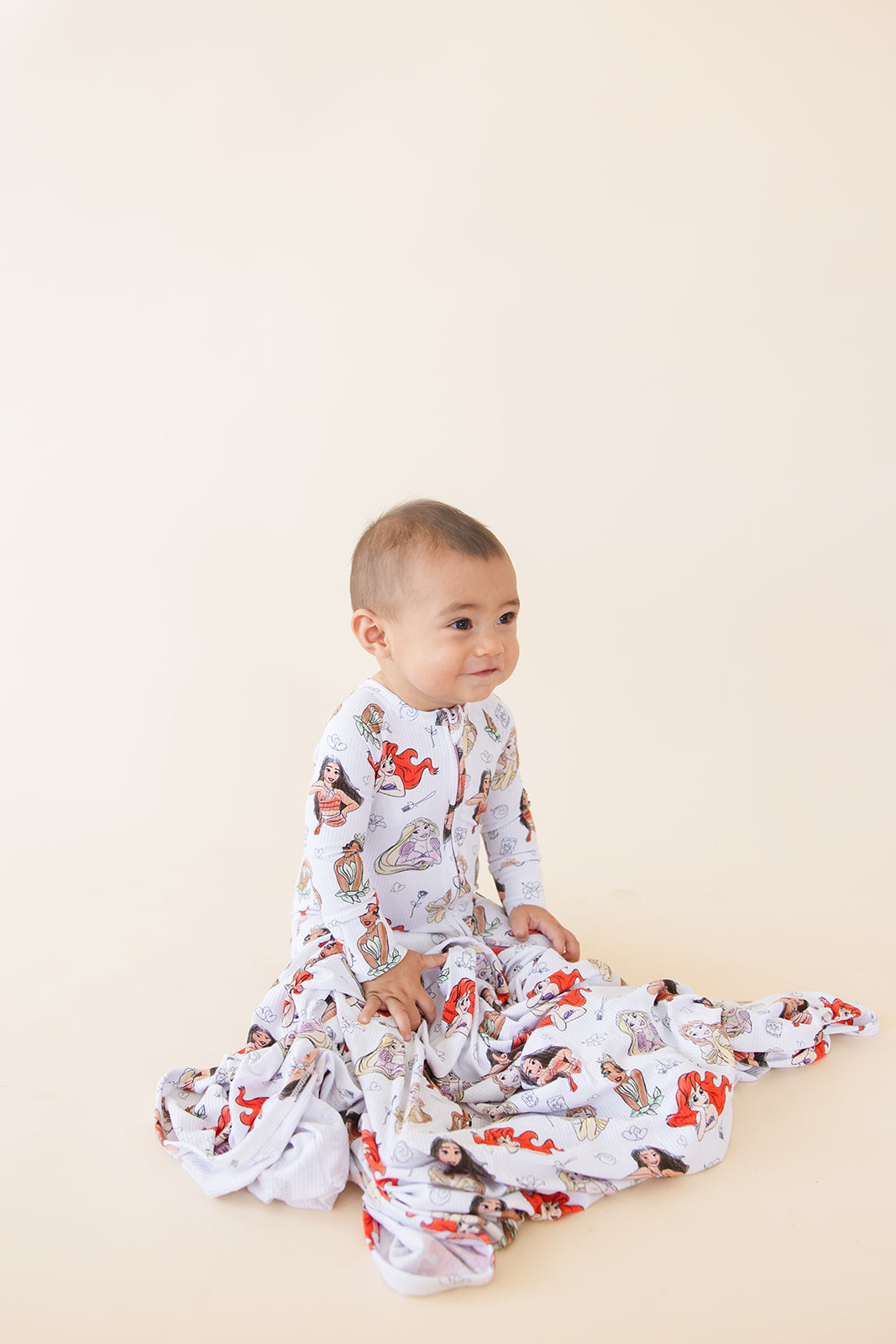 Doodle Princess (ribbed) - Lightweight Blanket