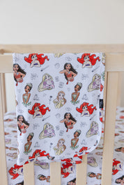 Doodle Princess (ribbed) - Lightweight Blanket