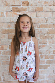 Doodle Princess (ribbed) - Tank Short Set