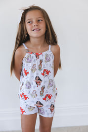 Doodle Princess (ribbed) - Tank Short Set