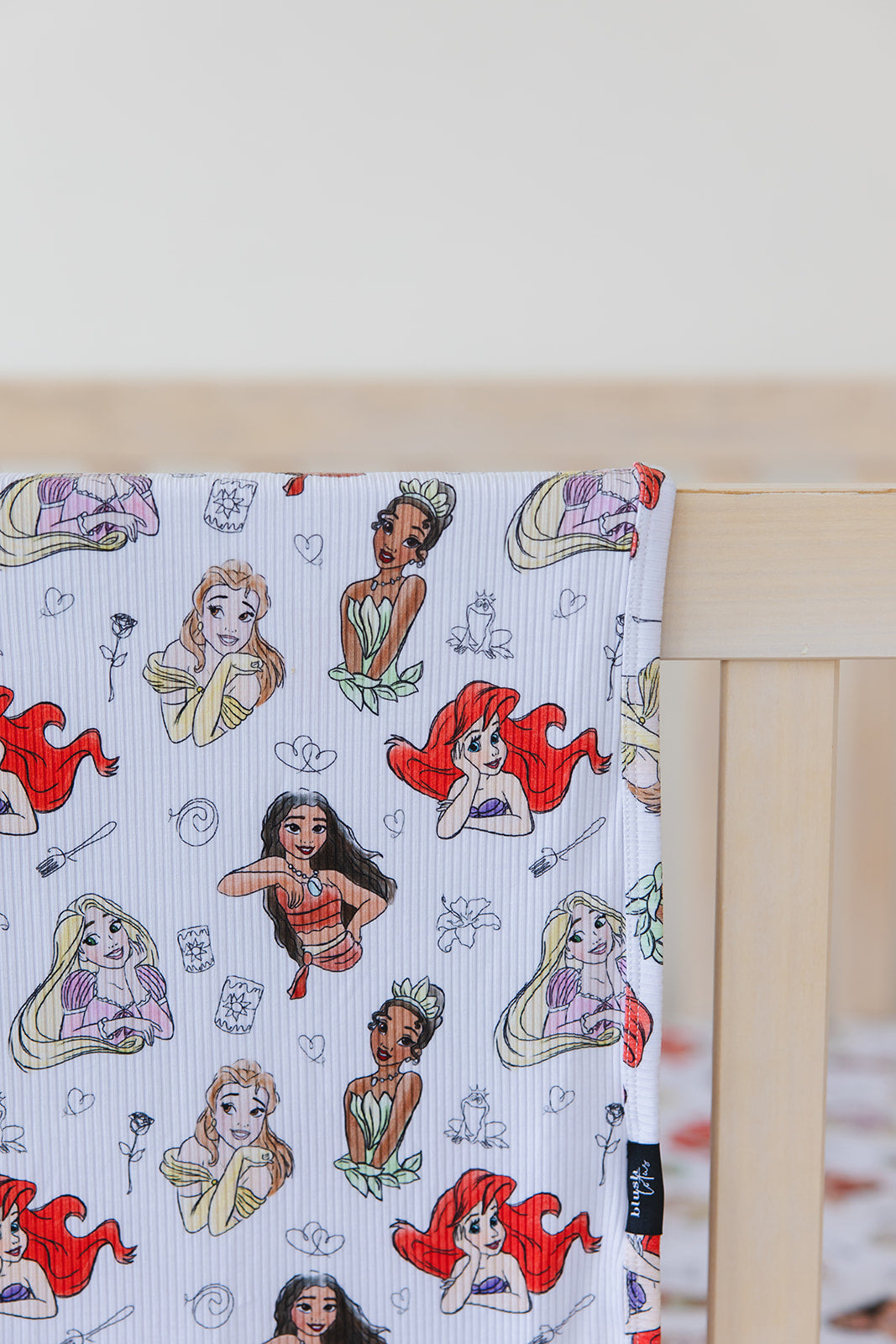 Doodle Princess (ribbed) - Lightweight Blanket