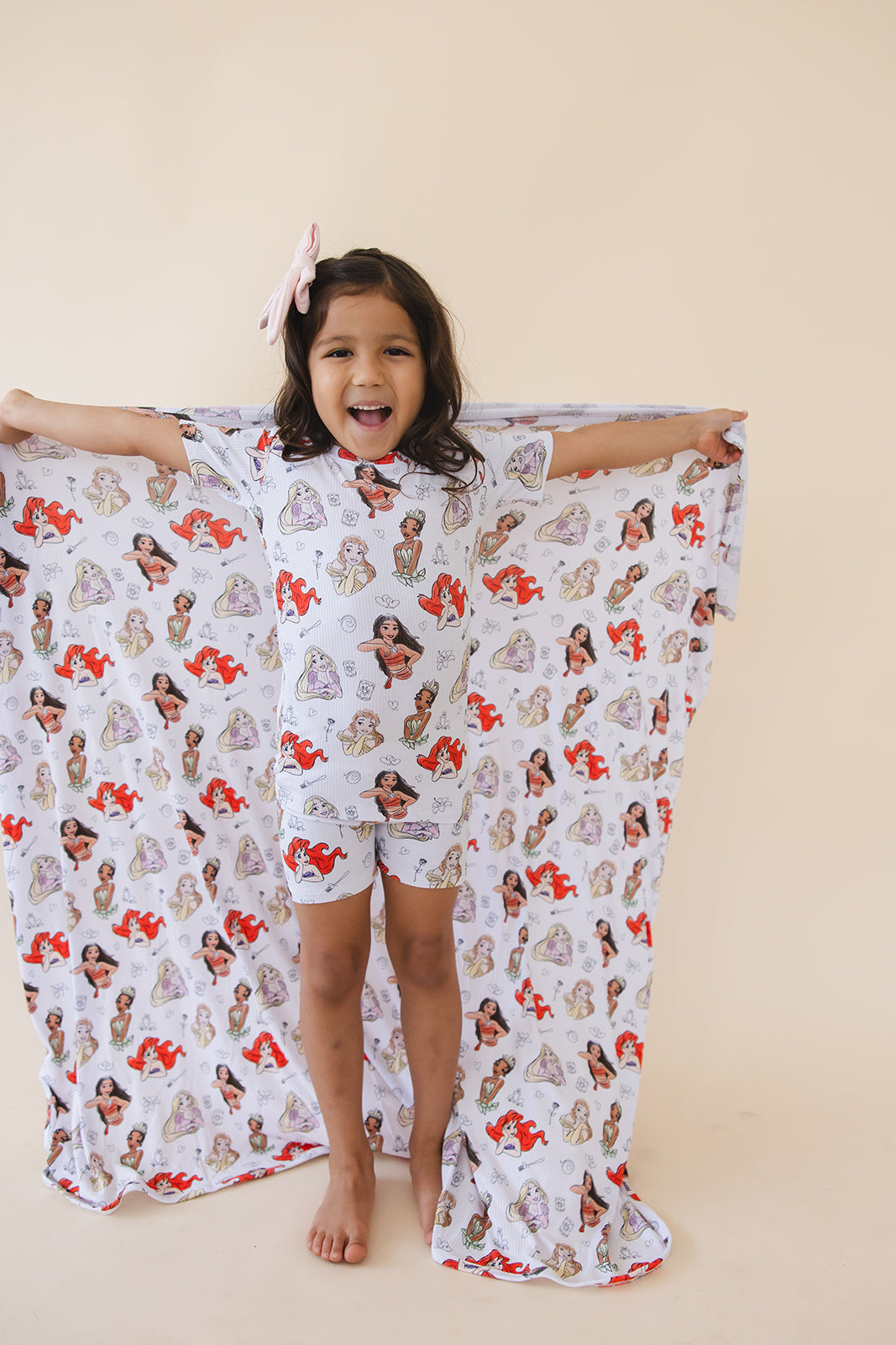 Doodle Princess (ribbed) - Lightweight Blanket