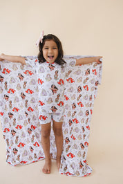 Doodle Princess (ribbed) - Biker Short Set