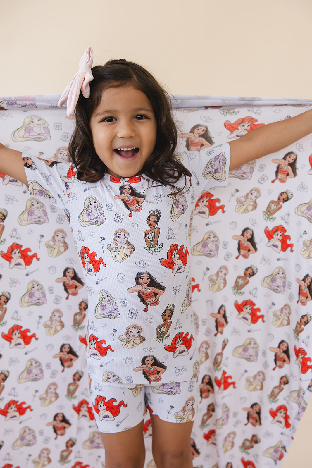 Doodle Princess (ribbed) - Lightweight Blanket