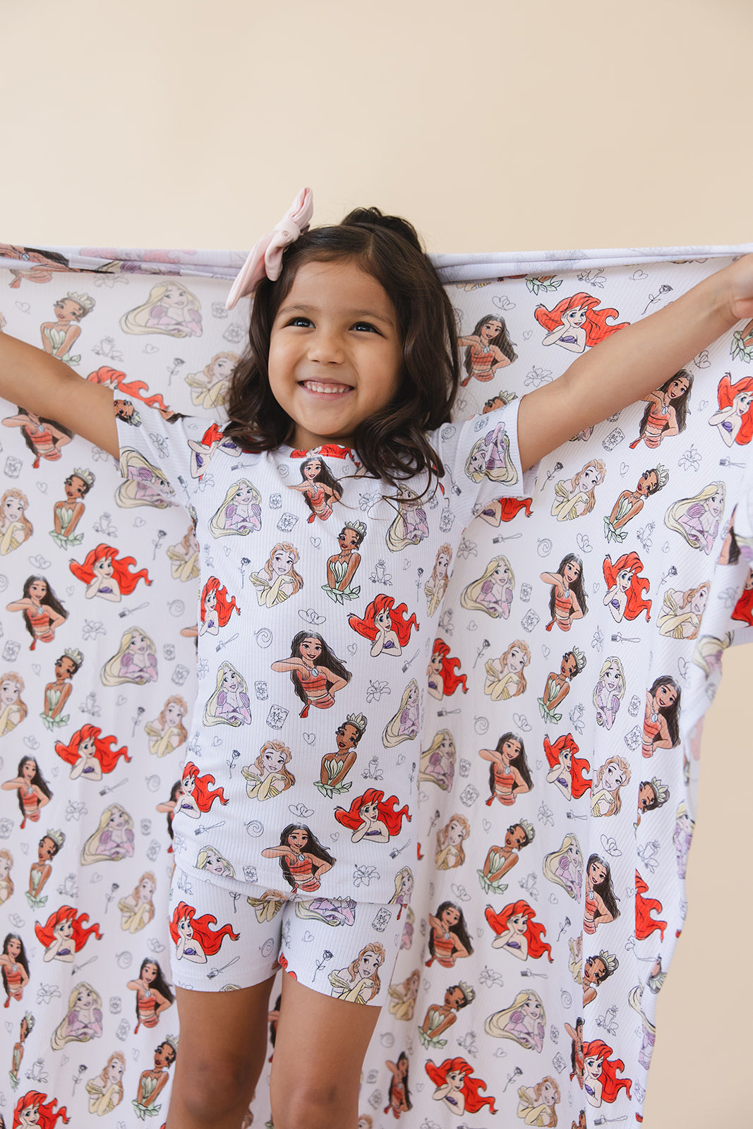 Doodle Princess (ribbed) - Lightweight Blanket