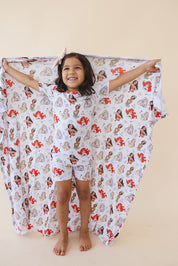 Doodle Princess (ribbed) - Biker Short Set