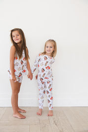 Doodle Princess (ribbed) - Tank Short Set