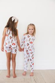 Doodle Princess (ribbed) - Tank Short Set