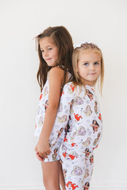 Doodle Princess (ribbed) - Tank Short Set