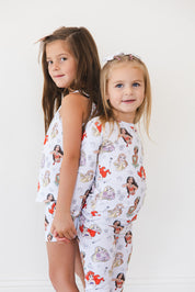 Doodle Princess (ribbed) - Tank Short Set