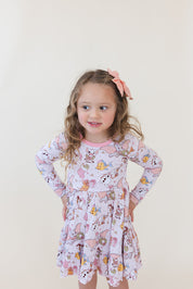 Mistletoe Magic - Ruffle Dress