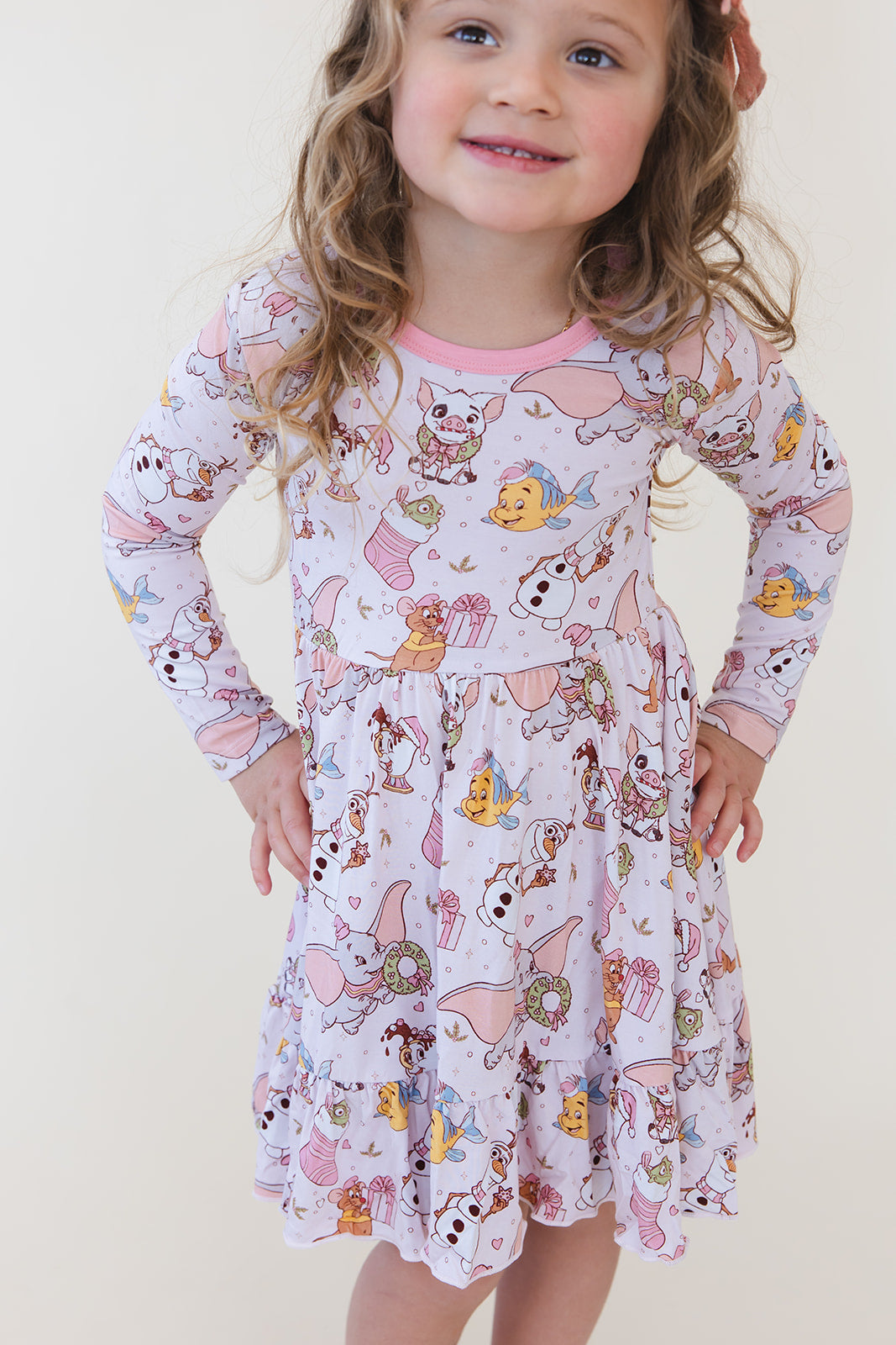 Mistletoe Magic - Ruffle Dress