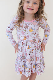 Mistletoe Magic - Ruffle Dress