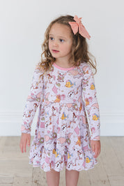 Mistletoe Magic - Ruffle Dress